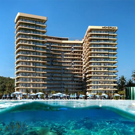 انطلاق مشروع "موندريان بيتش رزيدنسز- جزيرة المرجان"