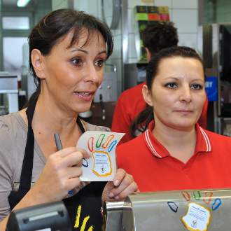 Peníze z hranolek na charitu