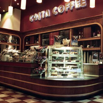 Costa Coffee zamiast sklepów spożywczych