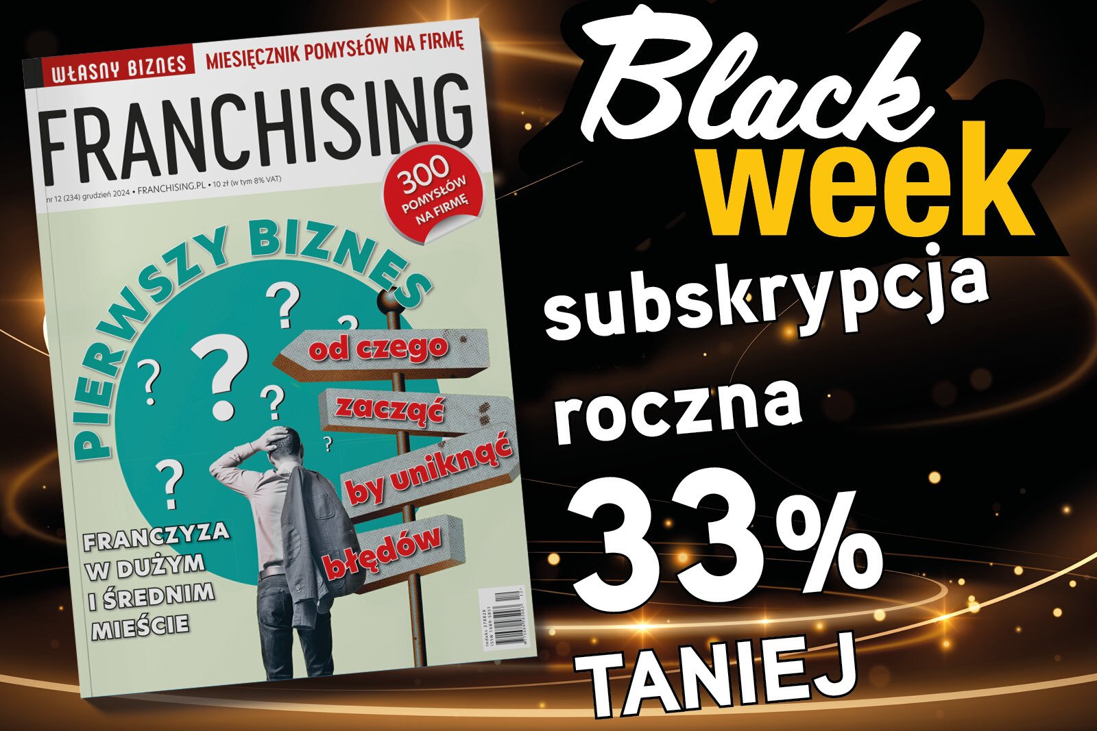 "Własny Biznes FRANCHISING" na Black Week