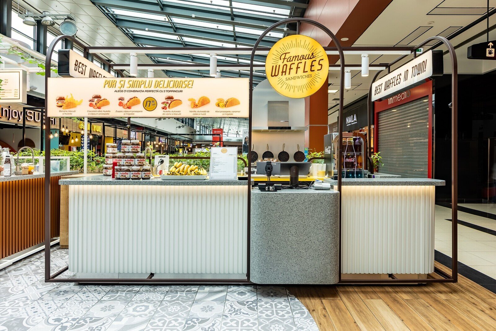 Franciza Famous Waffles, reinterpretare a unui produs tradițional celebru